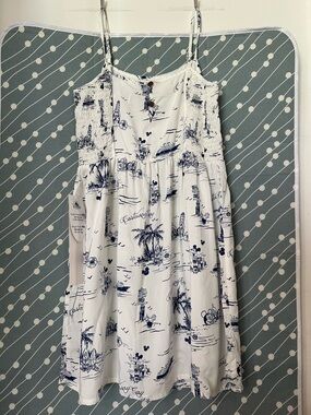 Disney’s Castaway Cay Girls Tropical Print Sundress NWT